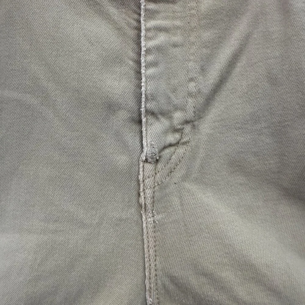 Revtown Sharp Pants Mens 35x34 (34x33) Beige Straight Leg Stretch